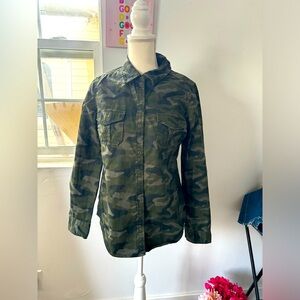 Arizona Jeans Camouflage shirt Medium Size